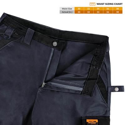 DuraDrive Men's TRADESMAN Navy Hi-Vis Two Tone Work Pants