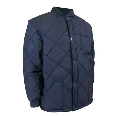 Jackfield 70-537 Navy Fleece Lined Freezer Jacket