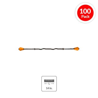 DuraDrive 14 in. Standard Long End Snap Ties with Plastic Cones (100-Box)