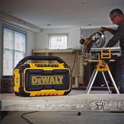 DEWALT DCR010 12-Volt/20-Volt MAX Lithium-Ion Jobsite Bluetooth Speaker