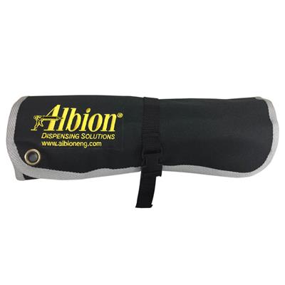 Albion 258-G01 3/8 in. to 1-1/2 in. Hardwood Handles Caulk/Sealant Finishing Metal Spatulas with Tool Wrap (9-Piece)