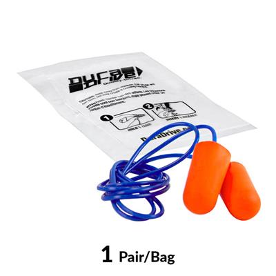 DuraDrive Orange Disposable Corded Foam Earplug with 32 dB NRR (100-Pair)