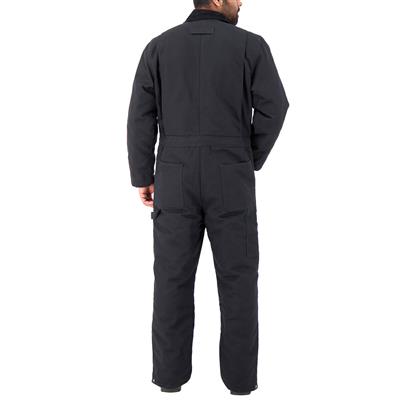 DuraDrive Men's Black Cotton Canvas Insulated Coverall