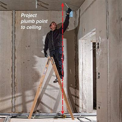 STABILA LA-5P-G Green Beam Self-Leveling 5-Point Layout Laser Kit