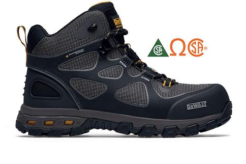 DEWALT DXWP27003W Men's CSA Black Lithium Aluminum Toe Waterproof Athletic Safety Work Boots