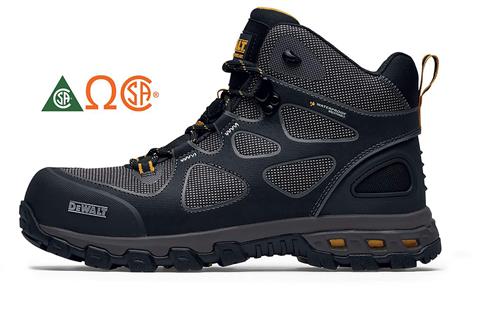 DEWALT DXWP27003W Men's CSA Black Lithium Aluminum Toe Waterproof Athletic Safety Work Boots