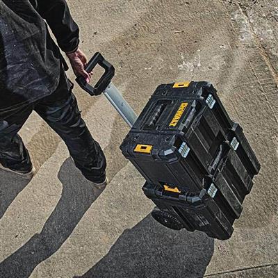 DEWALT DWST17820 TSTAK 2-Wheel Mobile Storage Deep Box with Telescopic Handle