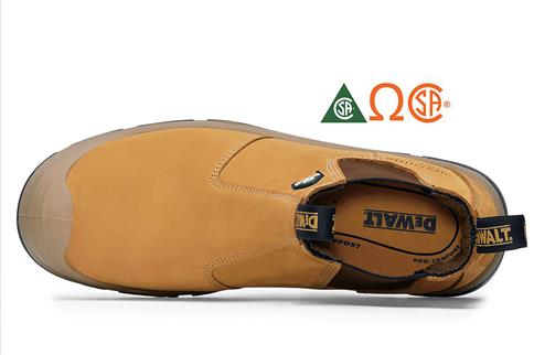 DEWALT DXWP28006W Men's CSA Brown Wheat Nitrogen Steel Toe Slip-On Safety Work Boots