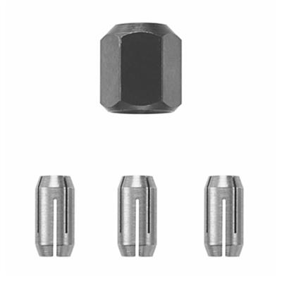 ROTOZIP CN1 1/8 in. 5/32 in. and 1/4 in. Collet and Collet Nut Kit (4-Piece)