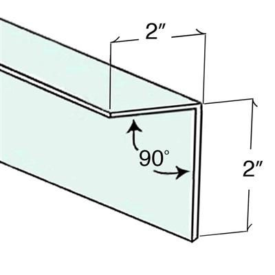 DuraDrive D700 2 in. x 2 in. x 10 ft. 18-Gauge 90-Degree Angled Metal Framing Trim