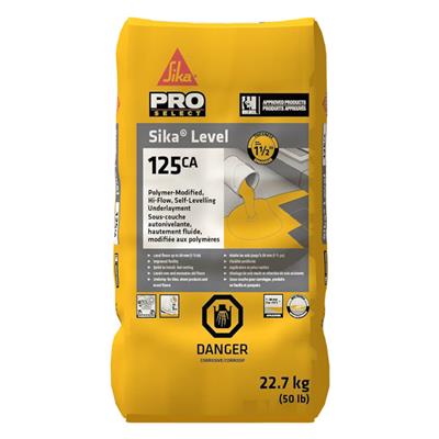 Sika Level-125CA 22.7kg Polymer-Modified Hi-Flow Self-Leveling Underlayment