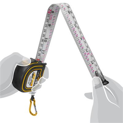 DuraDrive 16 ft./5m Imperial/Metric EZ-Read Magnetic Double Side Dual Hook Tape Measure