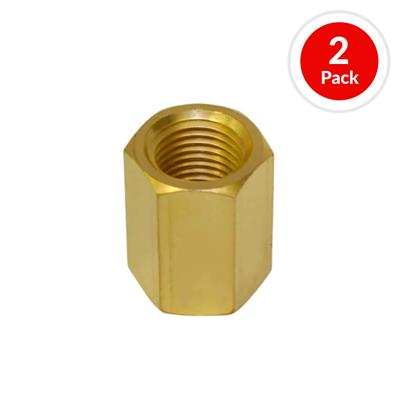 DuraDrive P522 1/4 in. Female x 1/4 in. Brass Coupler Air Hose Fitting (2-Pack)