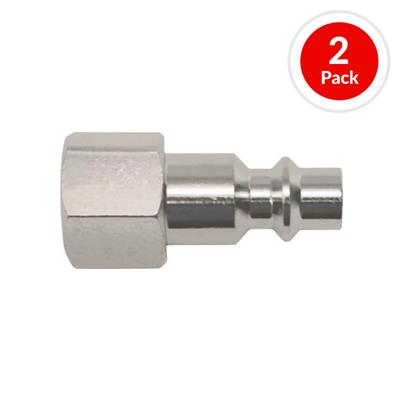 DuraDrive MP20F-2 1/4 in. Female Plug Coupler Air Hose Fitting (2-Pack)