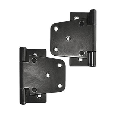 Nuvo Iron TH4BLK 4 in. Black Galvanized Metal Wooden Fence and Gate Tee Hinge