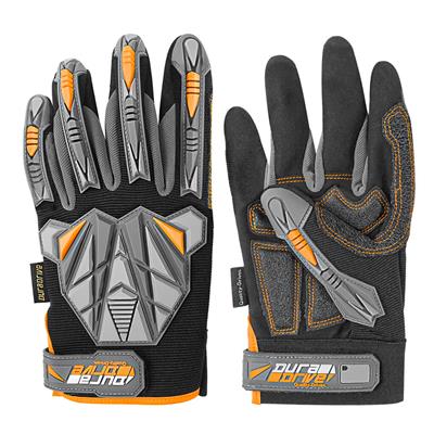 DuraDrive Black KABO Impact Resistant Anti-Vibration Heavy Duty Technical Work Gloves