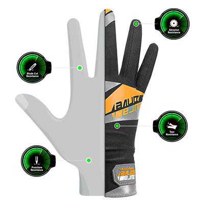 DuraDrive 0.5 mm Black STEALTH Ultra Thin Precision Grip Work Gloves