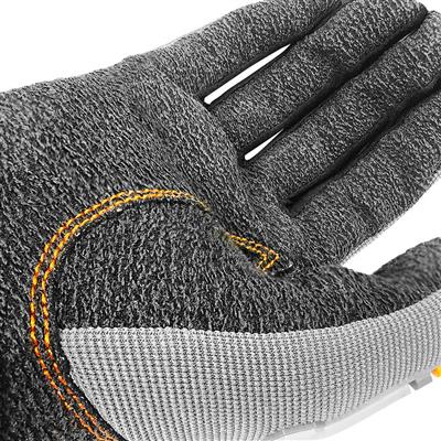 DuraDrive Grey SABLE Impact-Resistant Abrasion Resistant Technical Work Gloves