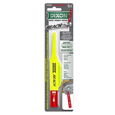 DIXON 14202 Red REACH Deep Hole Long Neck Permanent Marker