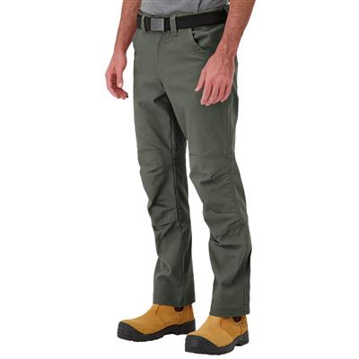DuraDrive Men's EASY RIDER Moss Green Relaxed Fit Water Repellent Brush Duck Cotton Work Pants