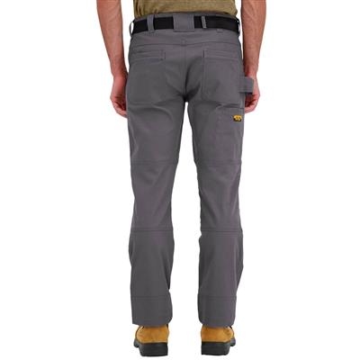 DuraDrive Men's EASY RIDER Grey Relaxed Fit Water Repellent Brush Duck Cotton Work Pants