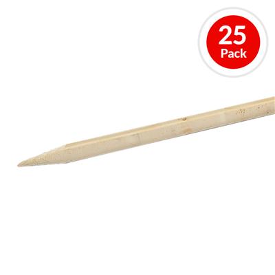  1 in. x 2 in. x 24 in. Pointed Wood Stake (25-Pack)