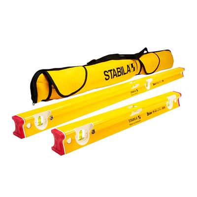 STABILA 48410 R-Beam 24 in. 48 in. and Torpedo Level Set