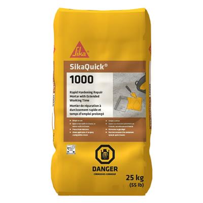 Sika Quick-1000 25kg Rapid Hardening Repair Mortar