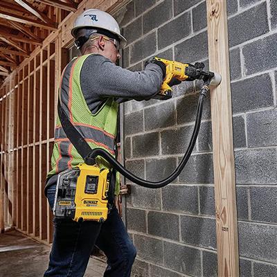 DEWALT DWH161B 20-Volt MAX Lithium-Ion Brushless Universal HEPA Concrete Drywall Dust Extractor Vacuum (Tool Only)