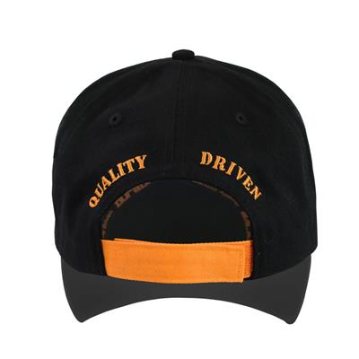 DuraDrive 28784 Black One Size Baseball Cap with Plastic Closure