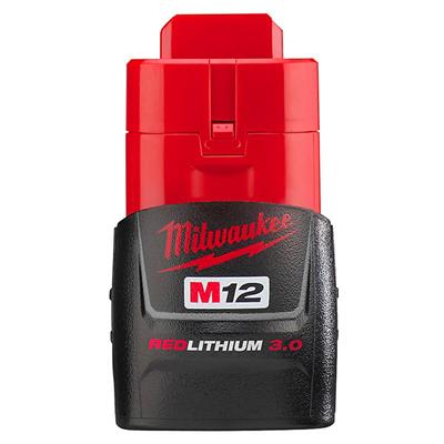 Milwaukee 48-11-2430 12-Volt 3.0-Ah M12 REDLITHIUM Compact Lithium-Ion Battery