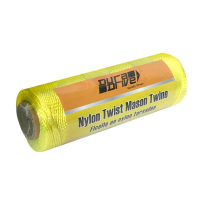 DuraDrive 550 ft. Bright Yellow Twisted Nylon Mason Line Twine