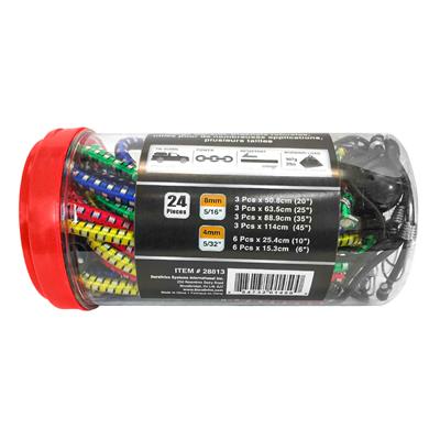 DuraDrive Assorted Heavy Duty Bungee Cord Set (24-Piece)