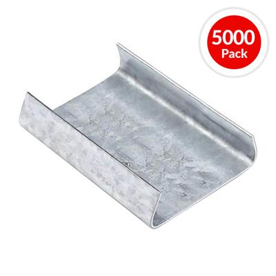 3/4 in. Galvanized Open Steel Strapping Seal (5,000-Pack)