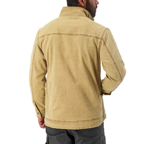 DuraDrive Men's SONI Khaki Vintage Lined Utility Jacket