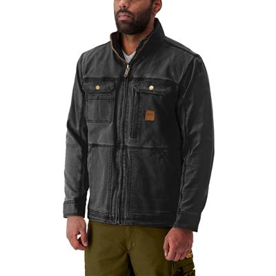 DuraDrive Men's SONI Black Vintage Lined Utility Jacket