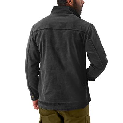 DuraDrive Men's SONI Black Vintage Lined Utility Jacket