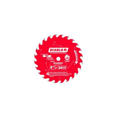 DIABLO D0424X 4-1/2 in. 24-Tooth Woos Cutting Framing Trim Saw Blade