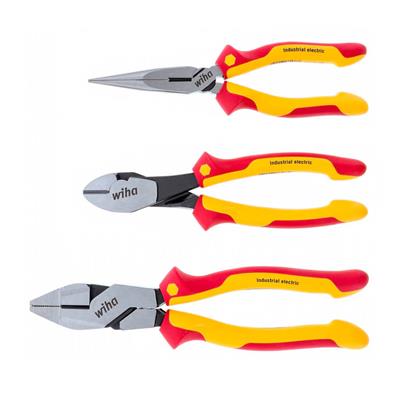 Wiha 32968 Insulated Pliers and Cutters Set (3-Piece)