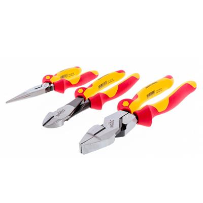 Wiha 32968 Insulated Pliers and Cutters Set (3-Piece)