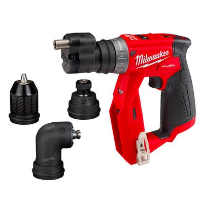 Milwaukee 2505-20 M12 FUEL 12-Volt Lithium-Ion 3/8 in. Brushless Installation Drill/Driver With 4 Tool Head (Tool Only)