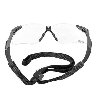 DuraDrive CS-013 Clear Lens Anti-Scratch Nemsis Safety Glass with Strap