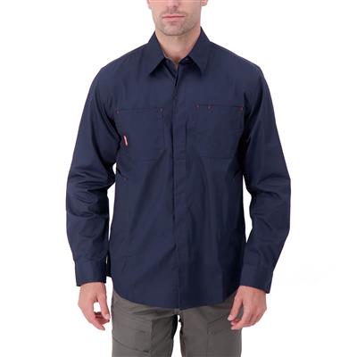 DuraDrive Men's VOLT RED LABEL Twill Long Sleeve Work Shirt