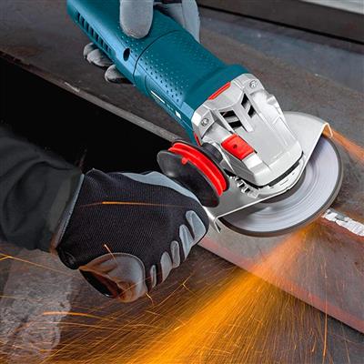 BOSCH GWS13-50VS 5 in. 13-Amp Variable-Speed Corded Angle Grinder Kit (6-Piece)