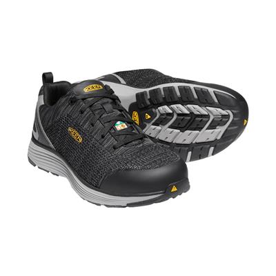 KEEN 1024201 Men's CSA Black Sparta Low Aluminum Toe Safety Work Shoes