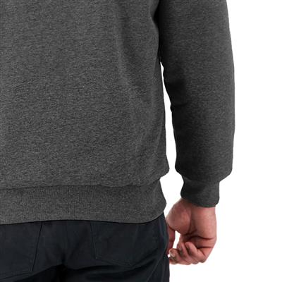 DuraDrive Black Label Waffle Lined Zipper Dark Grey Hoodie