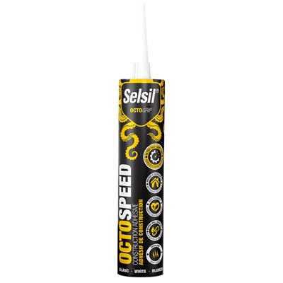 Selsil 290mL White OCTOSPEED Construction Adhesive