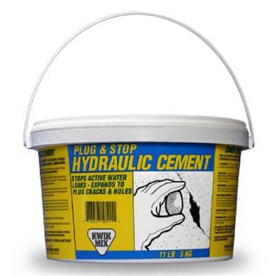 KWIK MIX 11 lb. Grey PLUG and STOP Hydraulic Cement