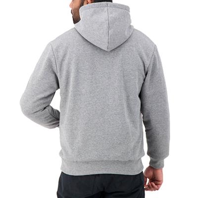 DuraDrive Black Label Waffle Lined Zipper Light Grey Hoodie