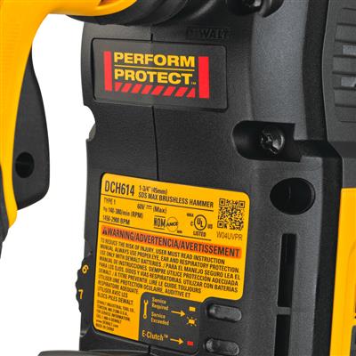 DEWALT DCH614X2 60-Volt MAX Lithium-Ion 1-3/4 in. Brushless SDS MAX Combination Rotary Hammer Kit